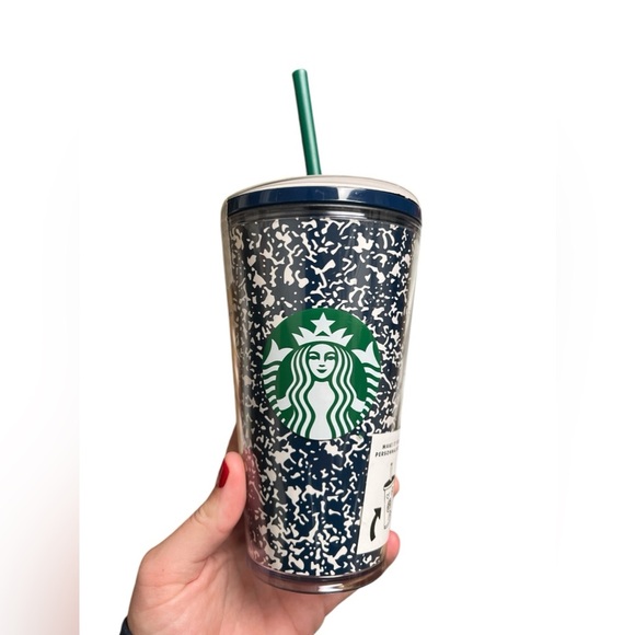 Starbucks Summer 2020 Back To School Composition Notebook Tumbler - Picture 1 of 3
